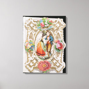 Impressão Em Tela Amor, inocência, cartão dos namorados, c.1870 (l