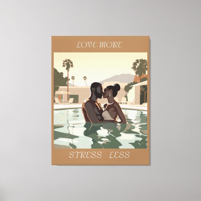 Impressão Em Tela AMOR MAIS DESIGN nº 1 (Frente)