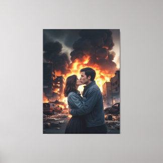 Impressão Em Tela Amor mostrando casal