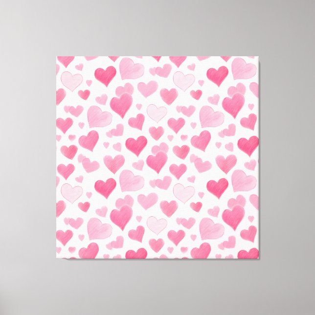 Impressão Em Tela Amor Rosa (Frente)