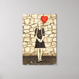 Impressão Em Tela Amor Vintage