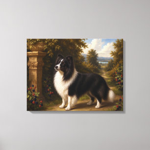 Impressão Em Tela Amoras, Shetland Sheepdog