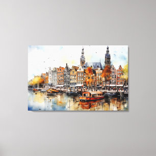Impressão Em Tela Amsterdã, Impressão de tela estendida