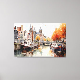 Impressão Em Tela Amsterdã, Impressão de tela estendida