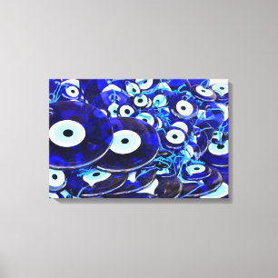 Impressão Em Tela Amuletos azuis Mau