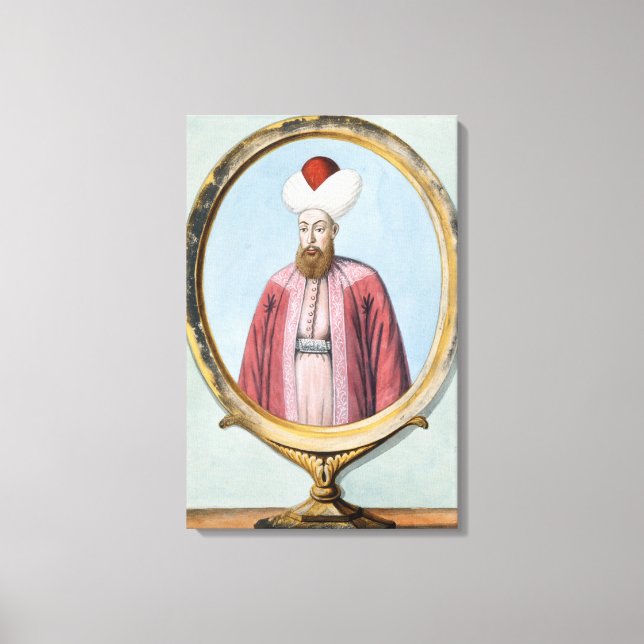 Impressão Em Tela Amurath (Murad) I (1319-89), Sultan 1359-89, de (Frente)