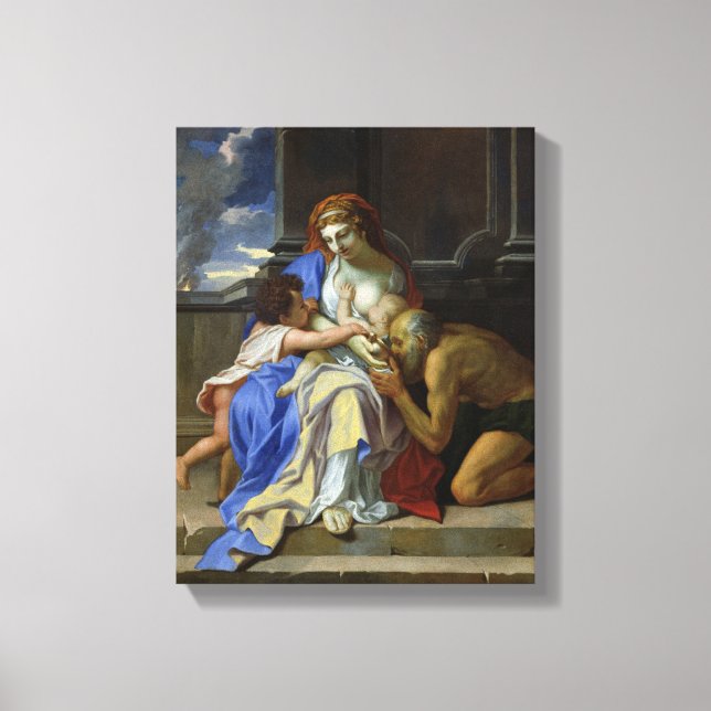 Impressão Em Tela An Alegory of Charity, c.1642-48 (Frente)