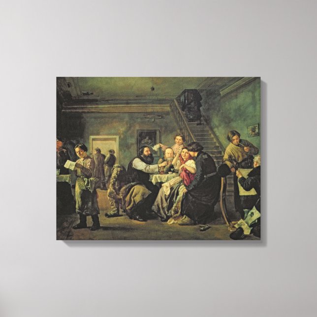 Impressão Em Tela An Eating House, 1859 (Frente)