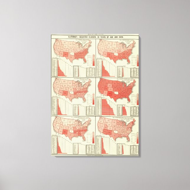 Impressão Em Tela analfabetismo para crianças com mais de 10 anos (Frente)