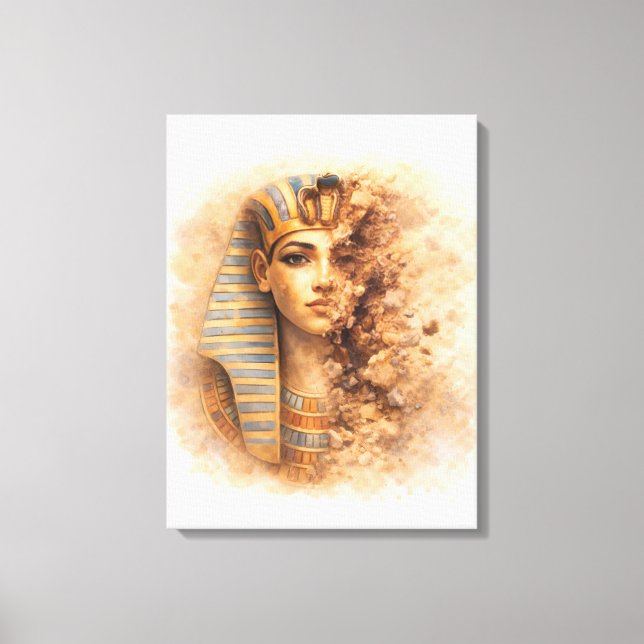 Impressão Em Tela Ancient Egyptian Queen Portrait Art Print (Frente)
