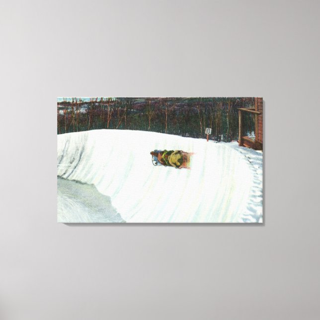 Impressão Em Tela Andando a Curva Whiteface (Frente)