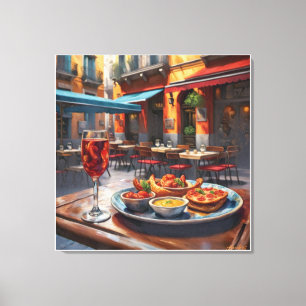 Impressão Em Tela Anders Artidzer* Tapas, Um Gosto De Espanha*