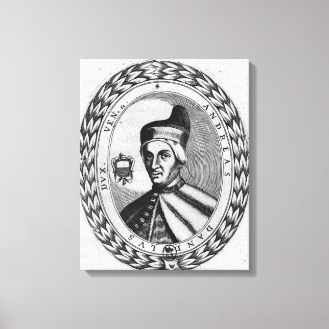 Impressão Em Tela Andrea Dandolo (Frente)