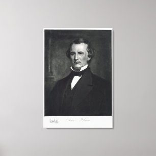 Impressão Em Tela Andrew Johnson (1808-75), 17o presidente do Un