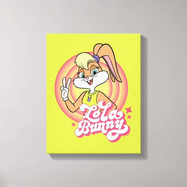 Impressão Em Tela Anéis Lola Retro LOONEY TUNES™ (Frente)