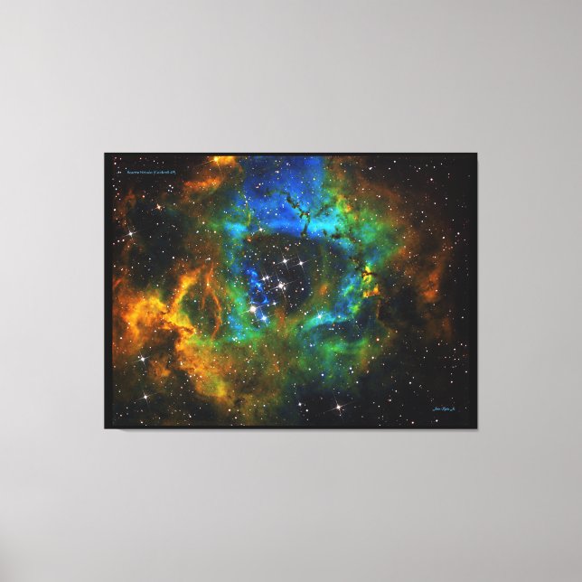 Impressão Em Tela Anel de Deus - Nebulosa de Rosette - Canva Distint (Frente)