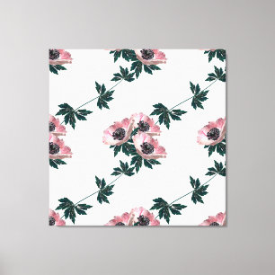 Impressão Em Tela Anêmonas.