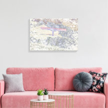 Angel of the North, Abstract Watercolour Art Print