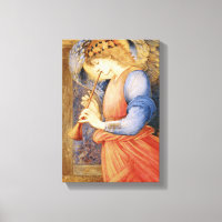 Angel Playing a Flageolet (por Edward Burne-Jones)