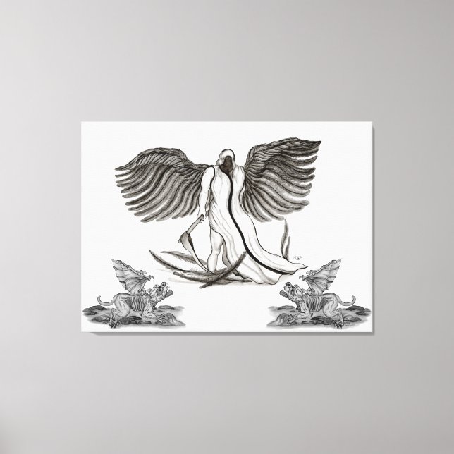 Impressão Em Tela Angel Uriel (Frente)