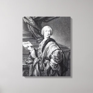 Impressão Em Tela Angelo Maria Monticelli, gravado por John Faber