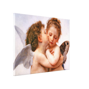 Impressão Em Tela Angels First Biss, Bouguereau Fine Art