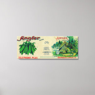 Impressão Em Tela Angler Peas LabelChicago, IL