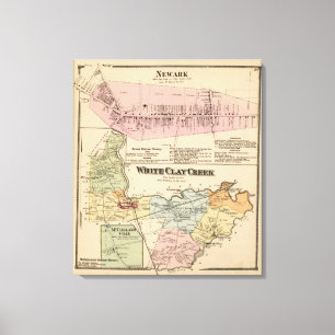 Impressão Em Tela Angra branca da argila, Newark