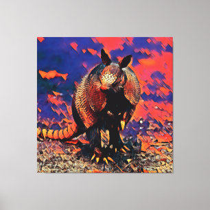 Impressão Em Tela AnimalMix_Armadillo_001