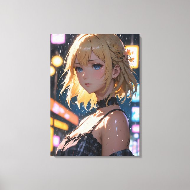 Impressão Em Tela Anime art. (Frente)