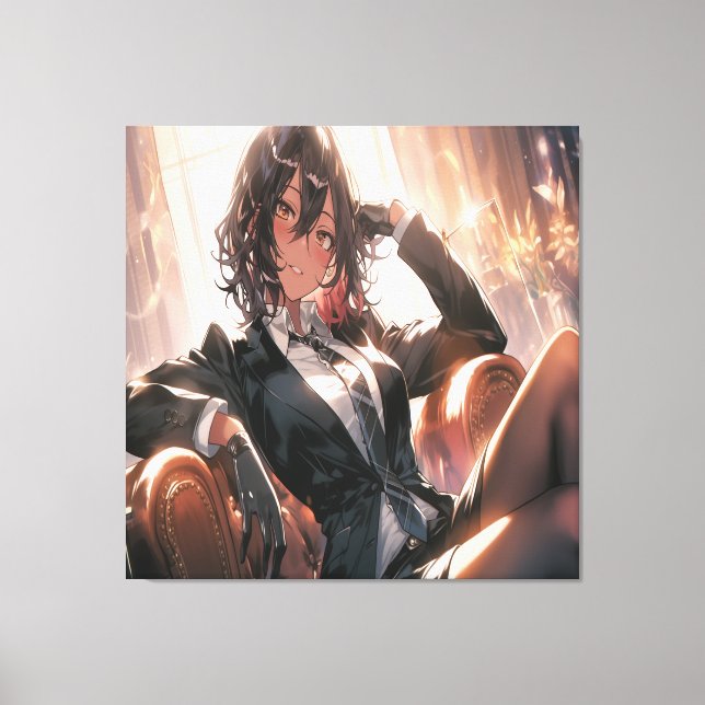 Impressão Em Tela Anime Art. (Frente)