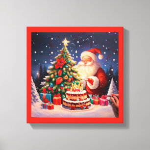 Impressão Em Tela Aniversário de Natal 11