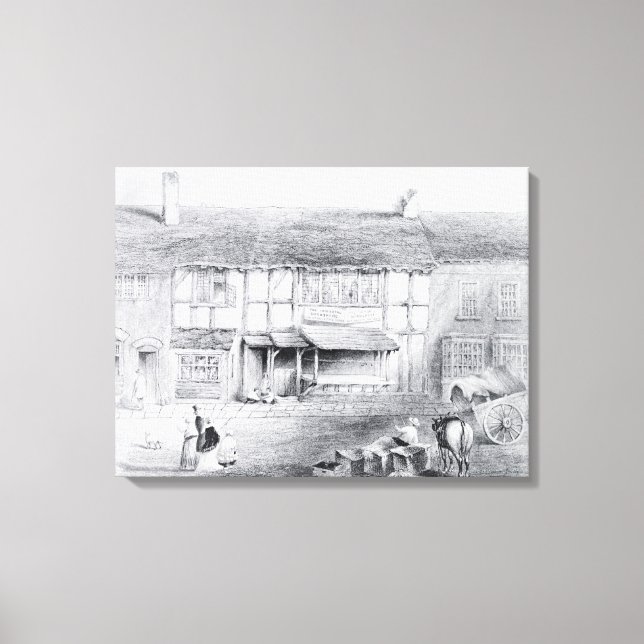 Impressão Em Tela Aniversário de Shakespeare (Frente)