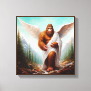 Impressão Em Tela Anjo Bigfoot