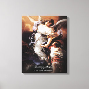 Impressão Em Tela Anjo da Guarda Angele Dei