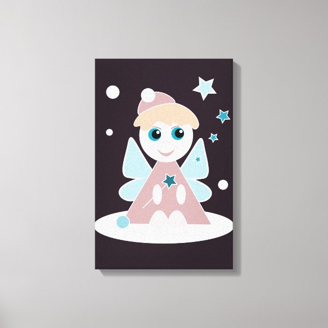 Impressão Em Tela Anjo de Natal (Frente)