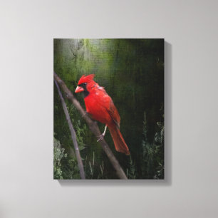 Impressão Em Tela Anjo em Vermelho