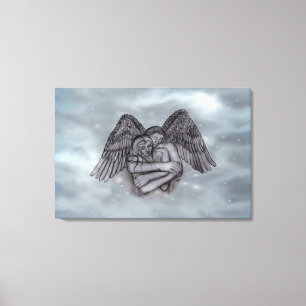 Impressão Em Tela Anjo Eros no Amor