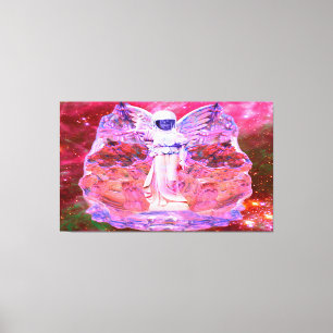 Impressão Em Tela Anjo Espacial