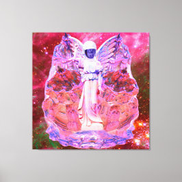Impressão Em Tela Anjo Espacial