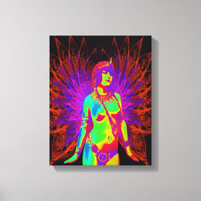 Impressão Em Tela Anjo Exótico (Frente)