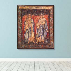 Impressão Em Tela Anjos Laudantes (Anjos que Louvam) de Burne Jones