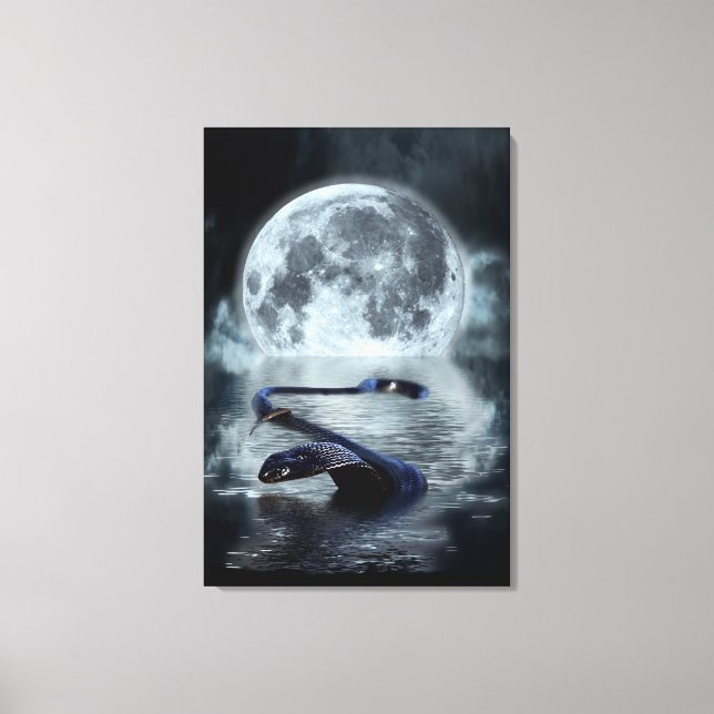 Impressão Em Tela Ano Chinês do Cobra Cobra Cobra (Frente)