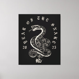 Impressão Em Tela Ano do Ano Novo Lunar Chinês do Serpente 2025