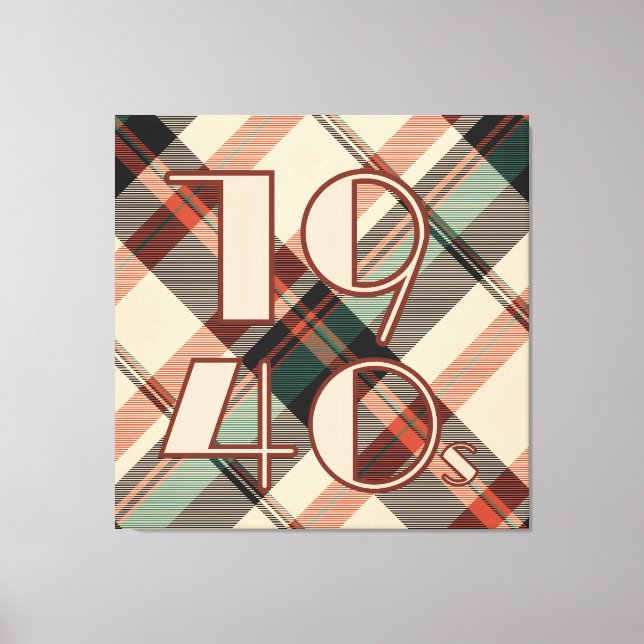 Impressão Em Tela anos 40 (Frente)