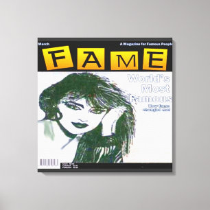 Impressão Em Tela anos 80 Glamor Girl