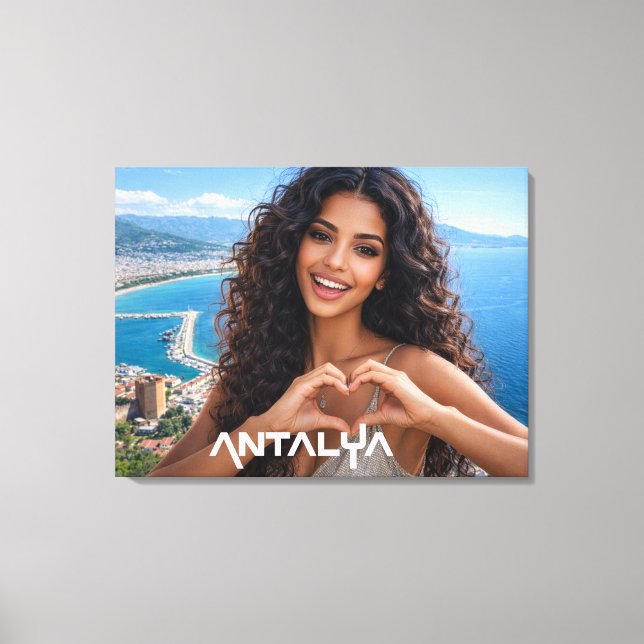 IMPRESSÃO EM TELA ANTALYA - TURQUIA (Frente)