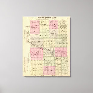 Impressão Em Tela Antelope County, Nebraska