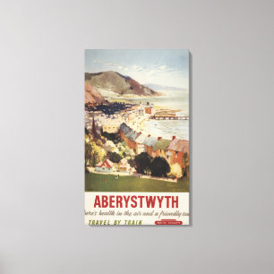 Impressão Em Tela Antena do poster britânico das estradas de ferro