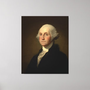 Impressão Em Tela Anthaeneum Presidente George Washington, Stuart